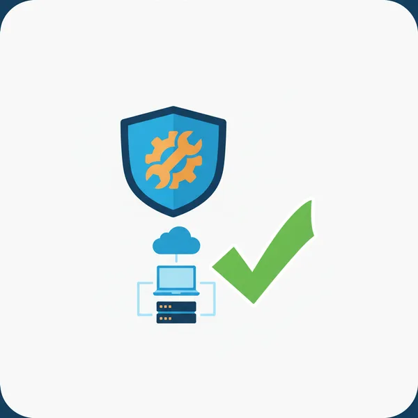 Illustration of servers, workstations, and cloud systems supported as one connected environment