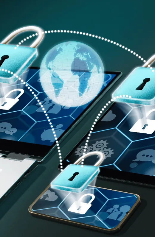 Rnits cloud migration services homepage feature showcasing managed IT solutions